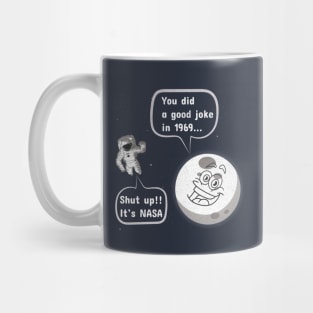 NASA Conspiracy Design | Joke Of 1969 Mug